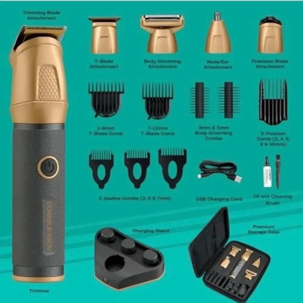 ConairMen GMTL100 Elite All-in-One Titanium Grooming Trimmer Kit New IN BOX